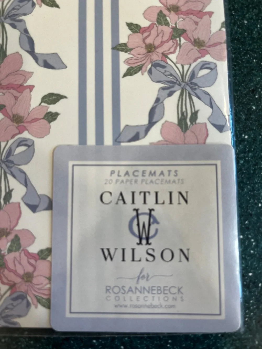 RoseanneBeck Paper Placemats Set of 20 NIP